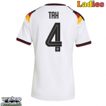Germany Jonathan Tah #4 Replica Home Shirt Ladies World Cup 2026 Short Sleeve